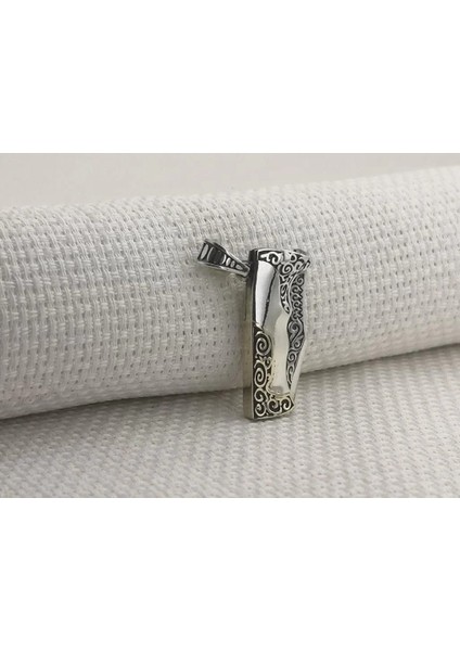 925 Ayar Gümüş Avcı Çakı Bıçak Tasarımlı Kolye Ucu fırsatları