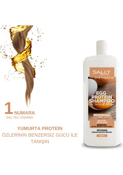 Şampuan Egg Yumurta Protein Özlü - Tüm Saç Tipleri 1 LT fiyatları