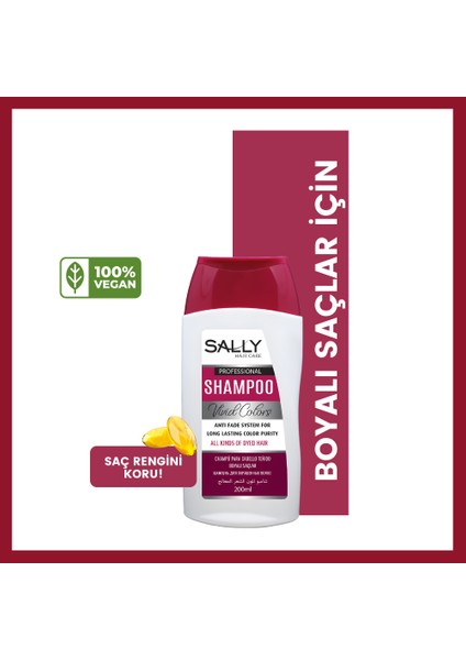 Boyalı Saçlar İçin Renk Koruyucu Şampuan -Panthenol Vivid Colors - 200 ML