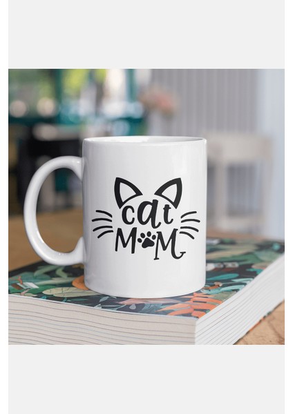 Cat Mom Yazılı Kupa Bardak fiyatları
