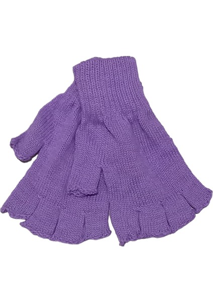 Lıla Kadın Eldiven Kesik Yarım Akrilik Standart Beden