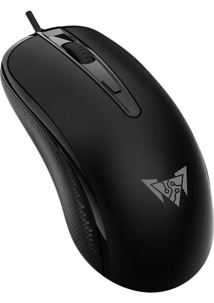 CMGM-350 USB Siyah 3D Optik Kablolu Mouse Sağ ve Sol El