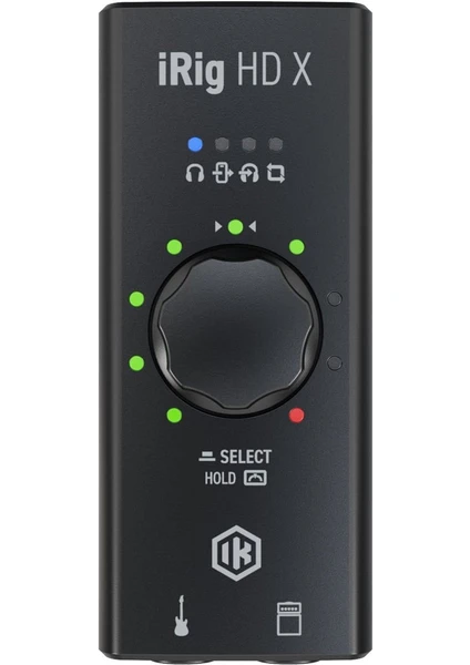 IK Multimedia Irig Hd x | Profesyonel Kalitede Gitarlar İçin 24BIT/96KHZ Dijital Ses Arabirimi