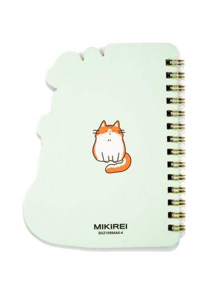 Sevimli Kedi A6 Çizgili Defter Sarı fırsatları