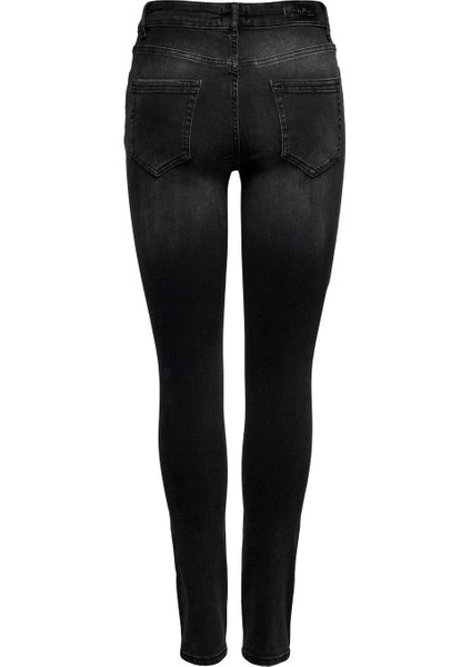 15225846 Only Onlblush Mıd Sk Dnm REA1099 Noos Kadın Jean Pantolon Black DENIM/REA1099