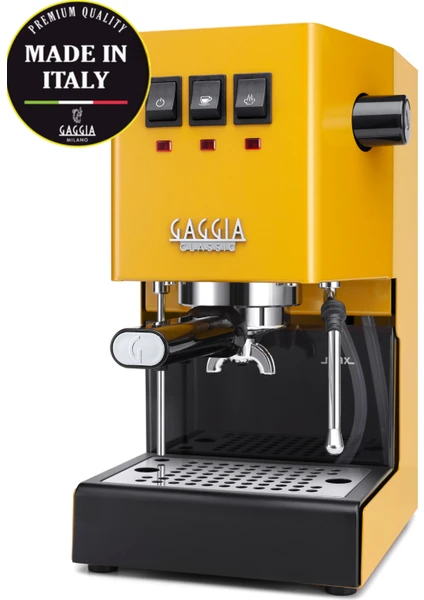 New Classic Evo 2023 Gün Işığı Sarısı Espresso Makinesi RI9481/18