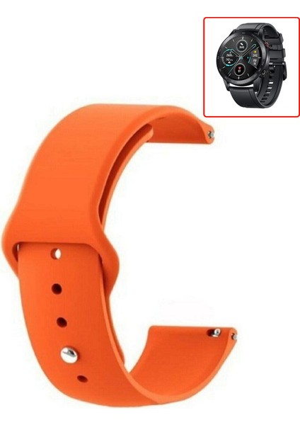 Honor Magic Watch 2 46MM Akıllı Saat Uyumlu Yumuşak Dokulu Silikon Kordon Kayış