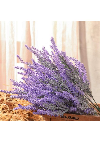 Yapay Lavanta Çiçekleri 8 Adet Sahte Bitkiler Sahte Plastik Düğün Buketi Masa Centerpieces Için Ev Mutfak Dekoru (Yurt Dışından)