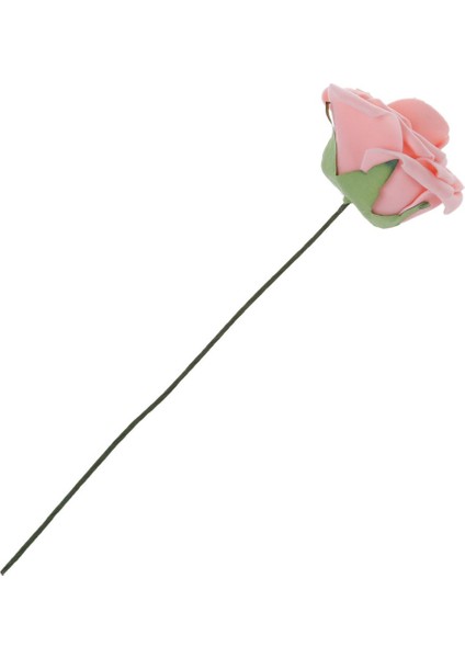 Pe Yapay Köpük Gül Buketi Düğün Dekor Için Gelin Buketleri, 10 Adet Pembe Paket (Yurt Dışından)