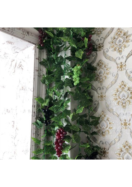36 Demet Yapay Üzüm Simülasyon Dekoratif Gerçekçi Sahte Üzüm Kümeleri Düğün Şarap Mutfak Merkezi Için (Yurt Dışından)