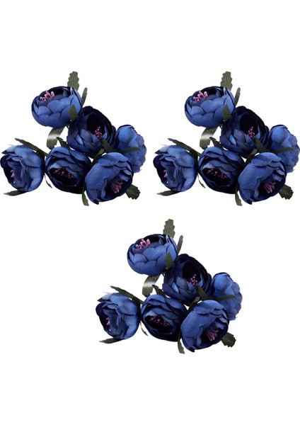 18 Adet Simülasyon Ipek Kumaş Buket Gelin Tutan Çiçekler Dekoratif Çiçekler Yaklaşık 4.5 cm Tek Çiçek Çapı (Yurt Dışından)