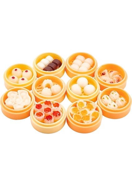 10 Adet Mini Gıda Anahtarlık Buğulanmış Doldurulmuş Bun Anahtarlık Sevimli Lezzetli Gıda Anahtarlık Anahtarlık Telefon ve Çanta Dekorasyon Için (Yurt Dışından)