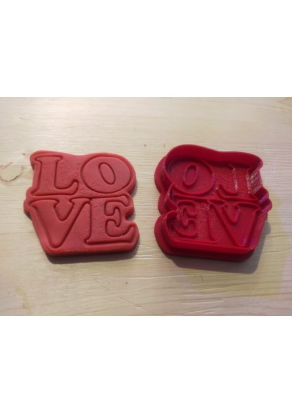 Love Yazılı Kurabiye Kalıbı( 2 Parça) indirimleri