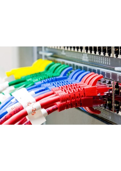 Cat6 1 Metre Gri Ethernet Kablosu - Kaliteli Internet Kablosu - Gbit Lan Kablosu - Cat6 Kablo