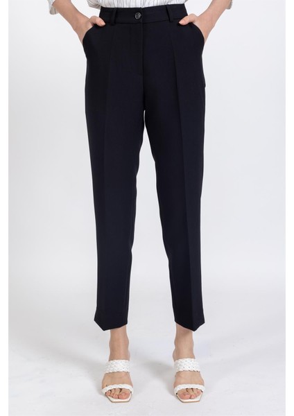 Vs Bayan Yandan Cepli Kumaş Pantolon 22Y-027 Siyah modelleri