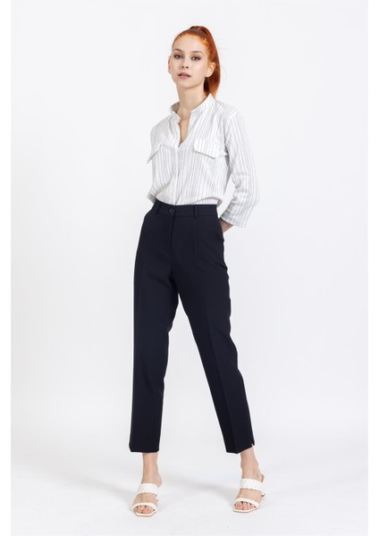 Vs Bayan Yandan Cepli Kumaş Pantolon 22Y-027 Siyah fırsatları