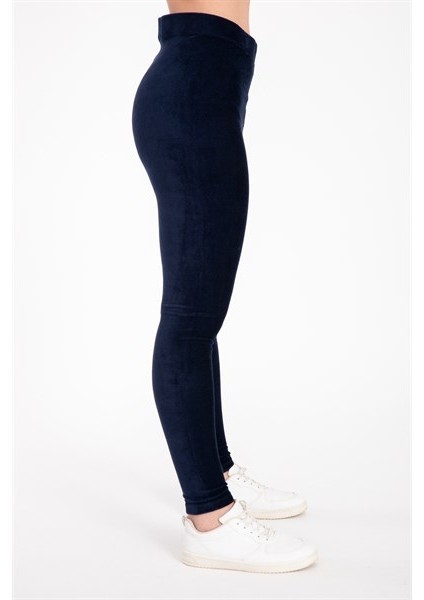 Mco Bayan Kadife Tayt Lacivert modelleri