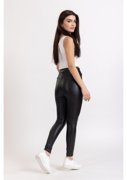 Vs Bayan Deri Tayt 21K 018 Siyah fiyatları