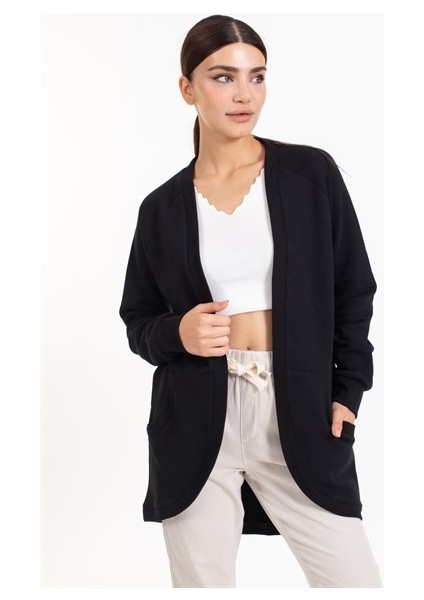 Gp Bayan Cepli Uzun Kol Ceket Siyah fiyatları