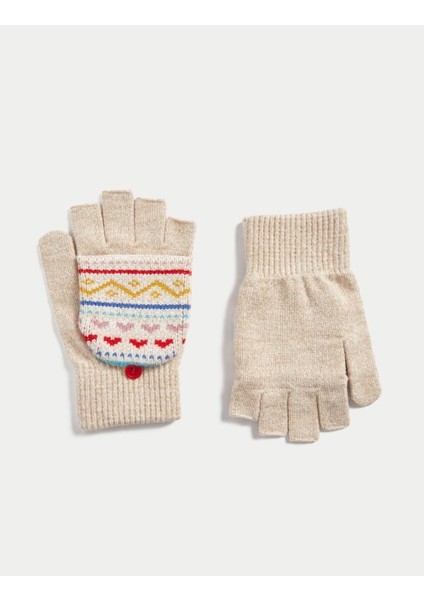 Marks & Spencer Fair Isle Desenli Flip Eldiven