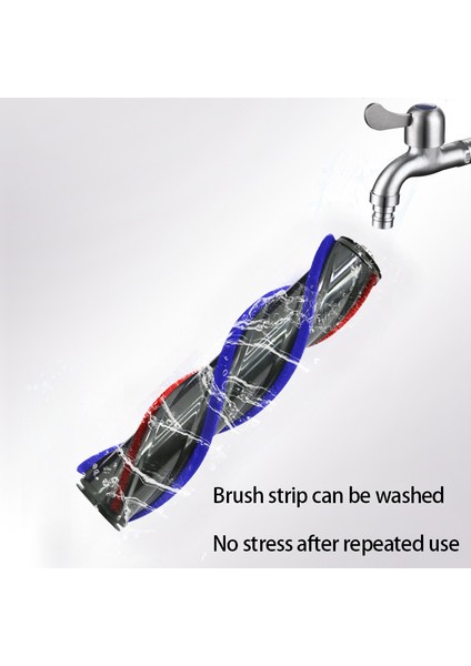 Kabarık Elektrikli Zemin Fırça Kafası Için Dyson V7 V8 V10 V11 Elektrikli Süpürge Yedek Parçalar Rulo Fırça (Yurt Dışından) modelleri