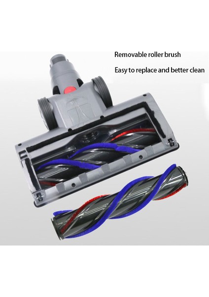 Kabarık Elektrikli Zemin Fırça Kafası Için Dyson V7 V8 V10 V11 Elektrikli Süpürge Yedek Parçalar Rulo Fırça (Yurt Dışından) indirimleri