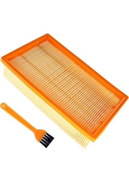 Karcher Nt 25/1, Nt 35/1, Nt 45/1, Nt 55/1, Nt 611 Eco Elektrikli Süpürge Için Düz Kıvrımlı Filtre Düz Filtre Değişimi (Yurt Dışından)