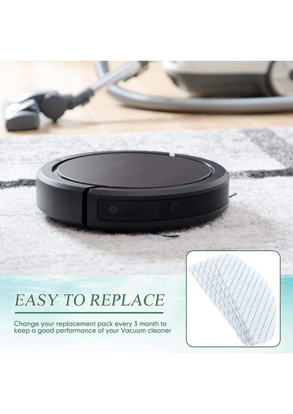 100 Adet Tek Kullanımlık Paspas Pedleri Yedek Paspas Bezleri Pedleri Ecovacs T9 T9 + T8 T8 + T8 Aıvı N8 N8 Pro N8 Pro + Robot Vakum (Yurt Dışından)