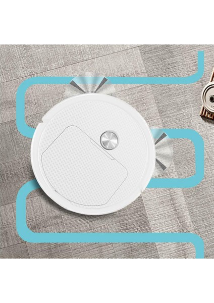 Akıllı Süpürme Robotu Ev Mini Süpürge Süpürme ve Vakumlama Kablosuz Elektrikli Süpürge Süpürme Robotları Ev Kullanımı Için, A (Yurt Dışından)