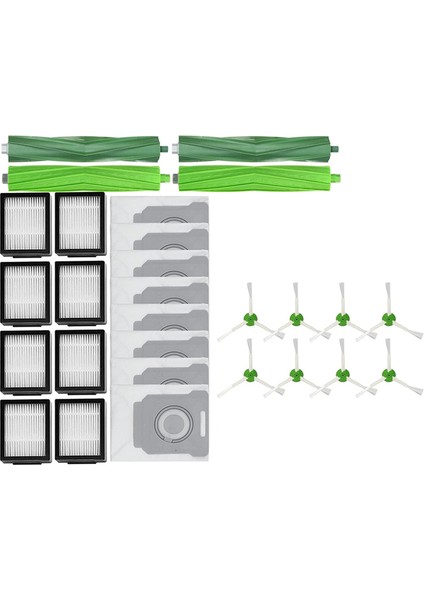 Yedek Rulo Fırça Yan Fırçalar Hepa Filtreler Irobot Roomba I7 I7+ I3 E5 Elektrikli Süpürge Aksesuarları Için Uyumlu (Yurt Dışından)