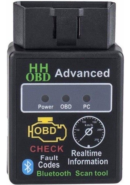 ELM327 V1.5 Obd2 Bluetooth Türkçe Araç Arıza Tespit Cihazı Hh Obd