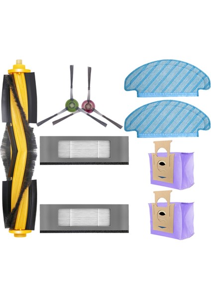 Ecovacs Deebot T9 T9PRO Ozmo T8 Aıvı T8 Max T8 Serisi N8 Pro Artı N10 Artı Aksesuarları Robot Vakum Yedek Parçaları (Yurt Dışından)