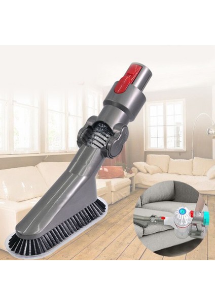 Dyson V7 V8 V10 V11 Elektrikli Süpürge Aksesuarları Yukarı Üst Meme Fırça Toz Giderme Yumuşak Kıl Fırça Kafası 180 Derece (Yurt Dışından) fırsatları