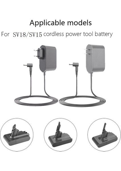 Dyson SV18 SV15 Elektrikli Süpürge Için Şarj Cihazı 21.75V / 1.1A Elektrikli Süpürge Pil Güç Adaptörü (1.8m) Abd Tak (Yurt Dışından)