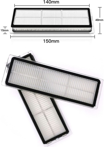 Xiaomi Dreame Bot W10 Robotik Süpürge Için Ana Fırça, Yan Fırça Filtresi ve Paspas Bezi Yedek Aksesuarlar (Yurt Dışından)
