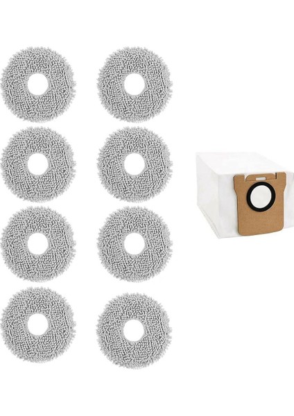 Dreame L10S Ultra Için 8 Paket Paspas Pedleri, Dreame L10 Ultra / L10S Pro / L10S Ultra Robot Süpürge Için Yıkanabilir Paspas Pedleri (Yurt Dışından)