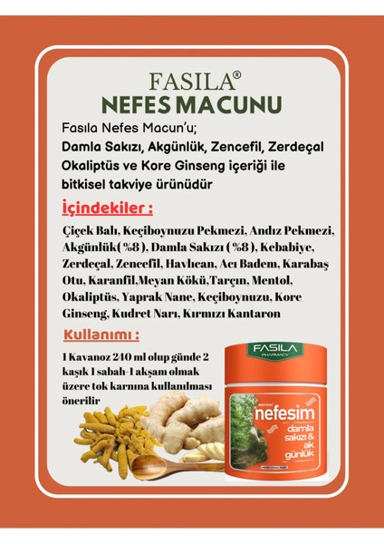 Nefesim Macun 240 gr