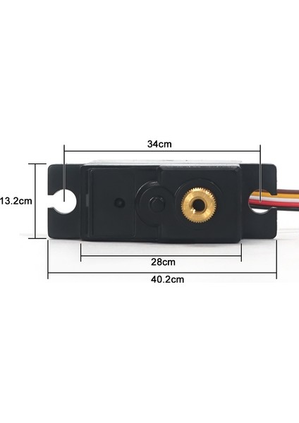 Metal Dişli Servo 5 Tel Sg 1603 Sg 1604 SG1603 SG1604 1/16 Rc Araba Yükseltme Parçaları Aksesuarları (Yurt Dışından)