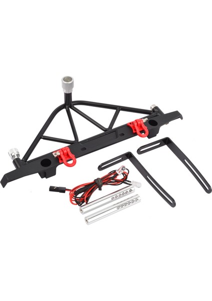 Metal Arka Tampon Yedek Lastik Rafı ile Eksenel Traxxas Trx4 SCX10 SCX10 Iı 90046 SCX10 Iıı 1/10 Rc Paletli Araba (Yurt Dışından)