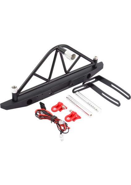 Metal Arka Tampon Yedek Lastik Rafı ile Eksenel Traxxas Trx4 SCX10 SCX10 Iı 90046 SCX10 Iıı 1/10 Rc Paletli Araba (Yurt Dışından)