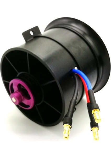 Powerfun 70MM 12 Bıçaklı Kanallı Fan Edf Ünitesi ile 4s 3400KV Fırçasız Motor Rc Uçak Için (Yurt Dışından)