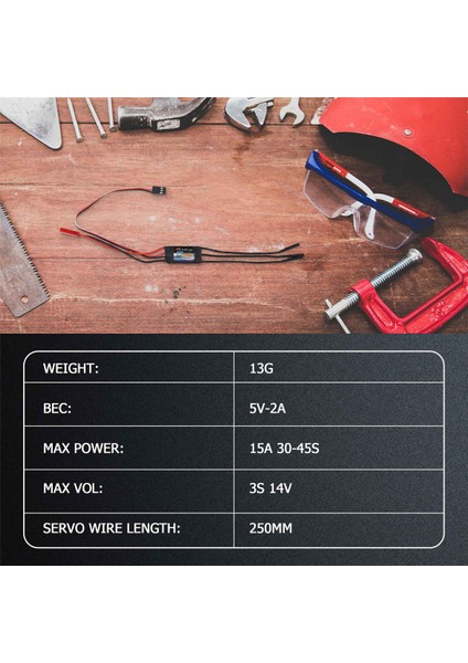 Ubec 10A ile Rc Uçak Için Esc Motor Hız Kontrol Cihazı Fırçasız Esc (Yurt Dışından)