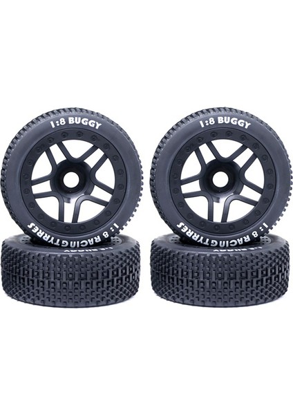 111MM 1/8 Ölçekli Rc Off Road Buggy Lastikleri Tekerlek 17MM Hex Arrma Typhon Redcat Takımı Losi Kyosho Vrx Hpı Hsp Hobao (Yurt Dışından)