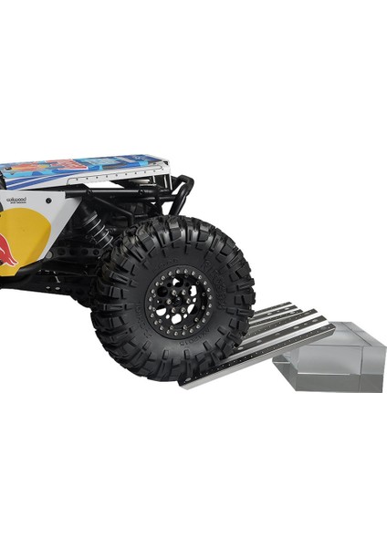 Adet Metal Kum Merdiveni Kurtarma Rampaları Kurulu Kaçış Kurulu 1/10 Rc Paletli Araba Eksenel SCX10 Traxxas Trx4 Parçaları, Gümüş (Yurt Dışından)