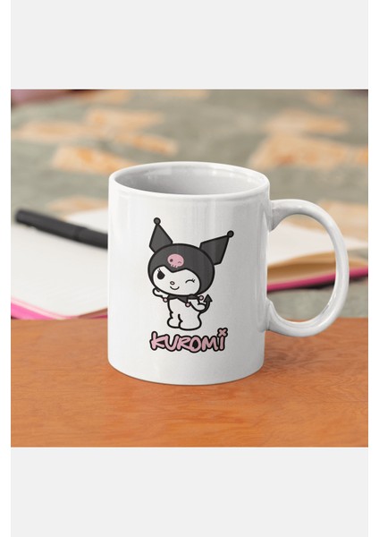 Kuromi Yazılı Kupa Bardak