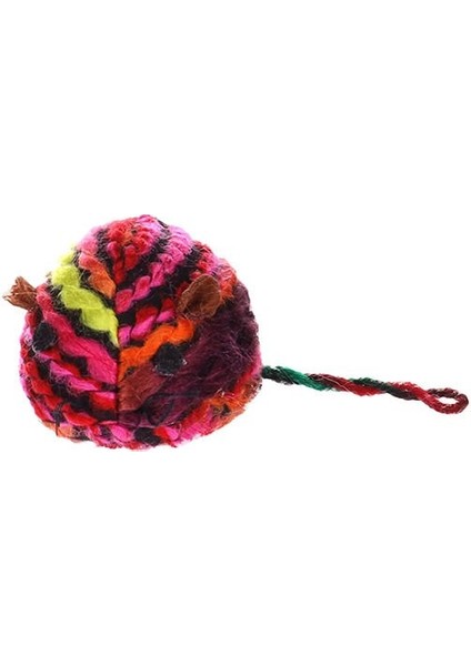 Eleine Peluş Ipli Kedi Oyuncağı Renkli 4x4.5x5 cm