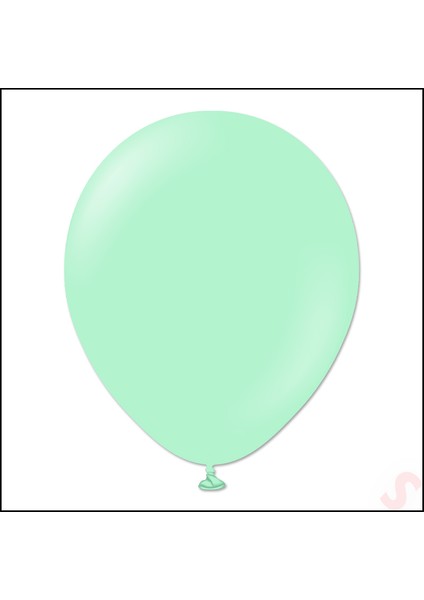 Açık Yeşil Pastel Balon, 30CM x 10 Adet