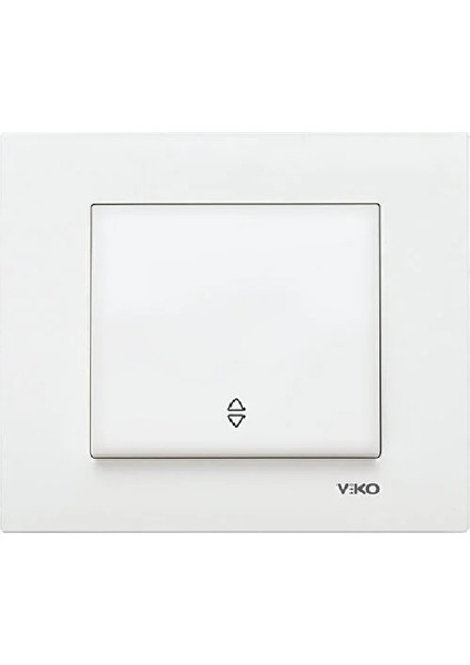 Vsn Viko Meridian/ Karre Beyaz Vavien+Çerçeve Dahil