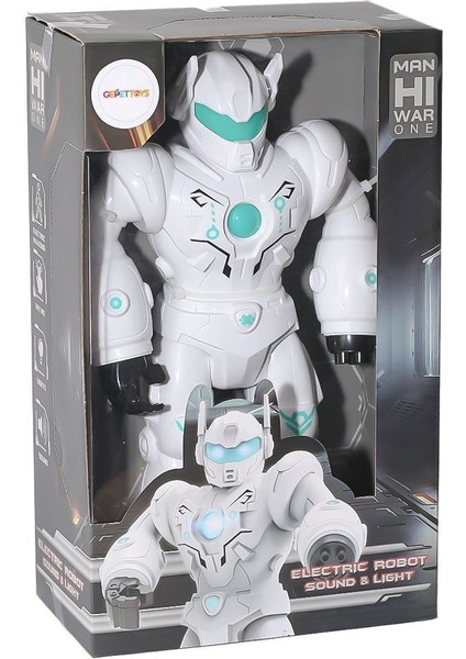 399220 Sesli ve Işıklı Elektrikli Robot -Gepettoys