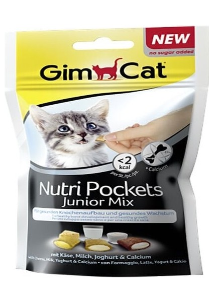 Nutripockets Kedi Ödül Maması Junior Mix 60 gr